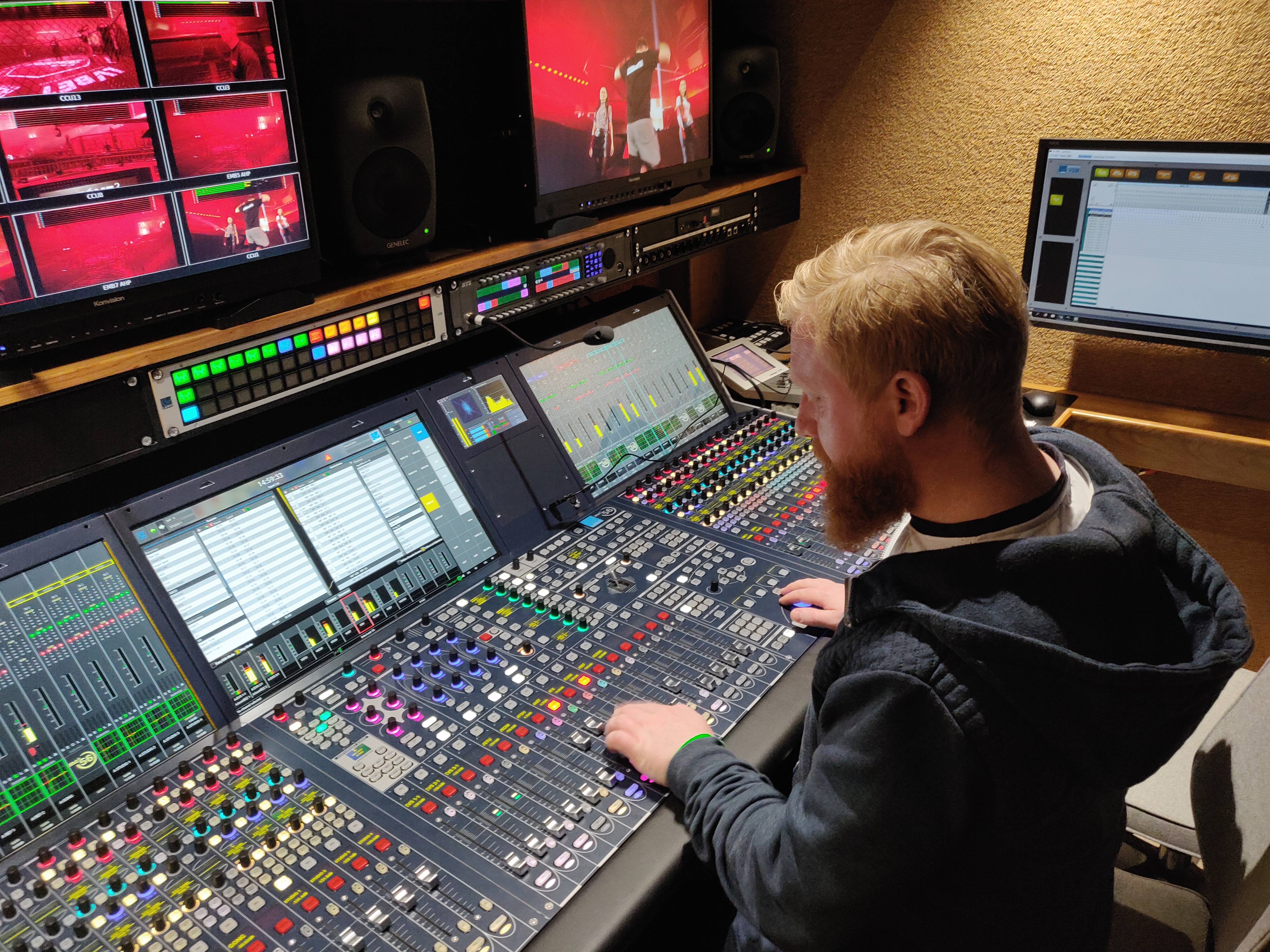 sound director, OB van